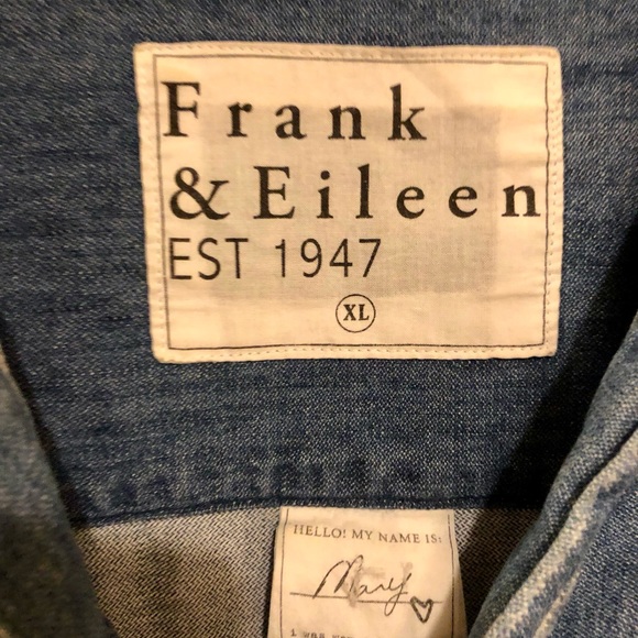 ❤️FRANK & EILEEN DENIM MARY DRESS XL!❤️ - Picture 3 of 10